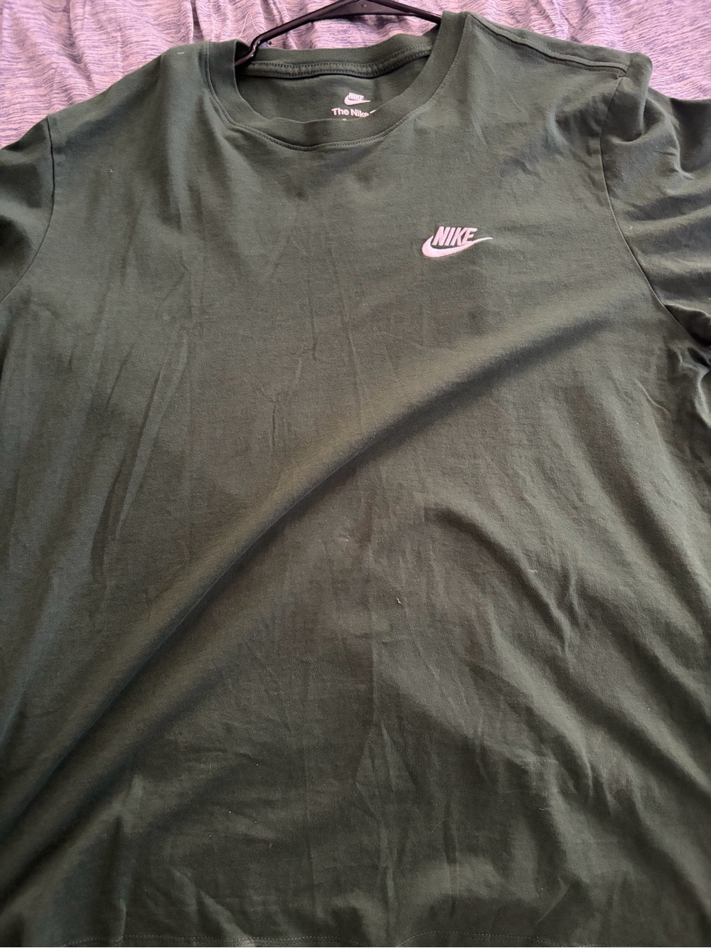 Nike The Nike Tee in Dark Green XL